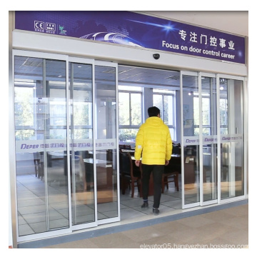 Commercial Complete Set Aluminum Frame Automatic Telescopic Sliding Door Mechanism